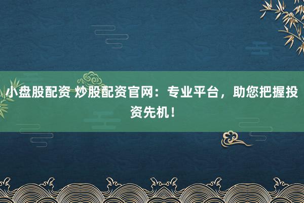 小盘股配资 炒股配资官网：专业平台，助您把握投资先机！