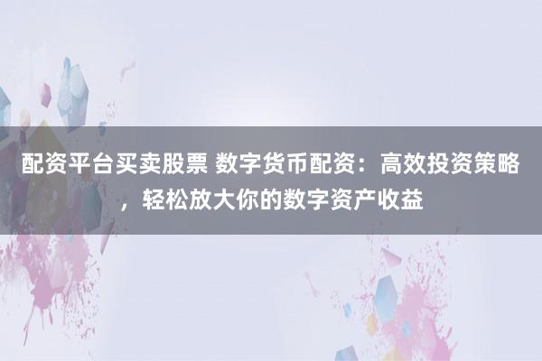 配资平台买卖股票 数字货币配资：高效投资策略，轻松放大你的数字资产收益