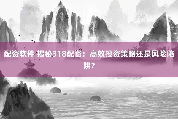 配资软件 揭秘318配资：高效投资策略还是风险陷阱？